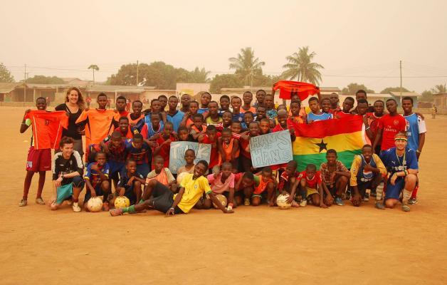 Sport vrijwilligerswerk Ghana