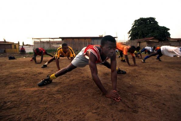 Sport vrijwilligerswerk Ghana