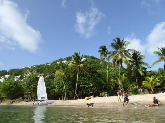Stranden van Saint Lucia
